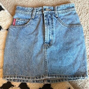 BONGO Blue Mini Pencil Skirt Casual